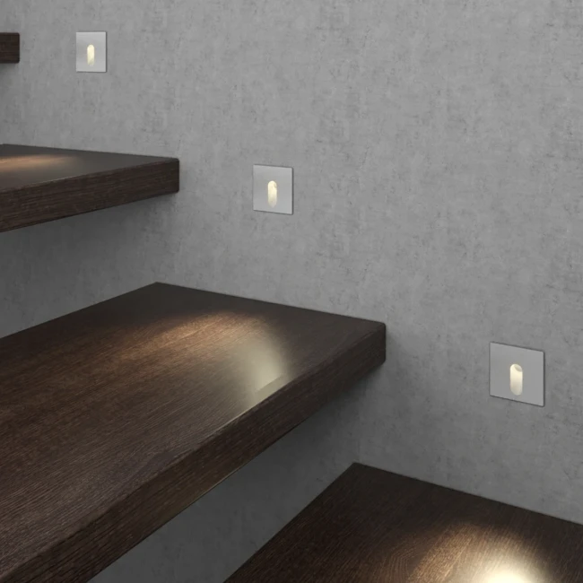 Квадратный светильник встраиваемый в стену Steps S1716-SL-WW Квадратный светильник встраиваемый в стену Steps S1716-SL-WW