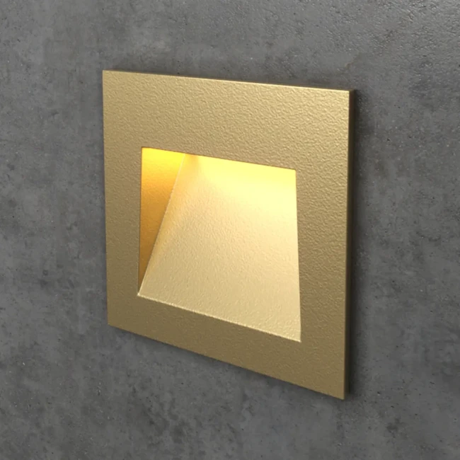 Встраиваемый светильник Steps S1760, квадратный, светодиодный