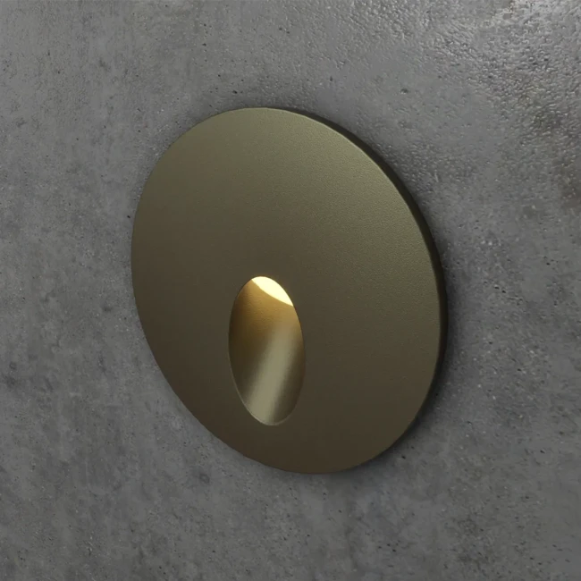 Встраиваемый круглый светильник Steps S1761-BR-WW бронза