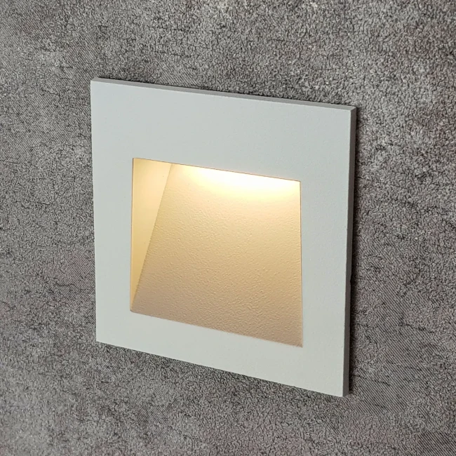 Светильник для лестницы белый встраиваемый Steps S1765-WH-WW Светильник для лестницы белый встраиваемый Steps S1765-WH-WW