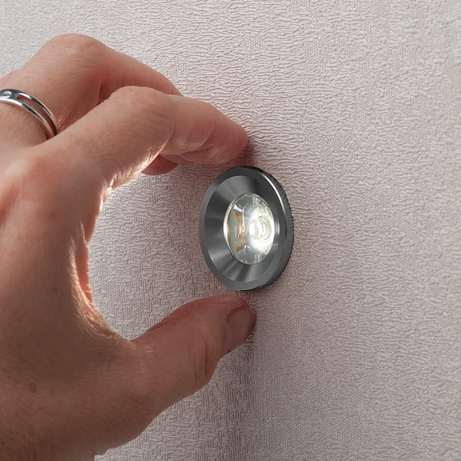 Светильник маленький круглый Steps S1768-SL-WW светодиодный встраиваемый