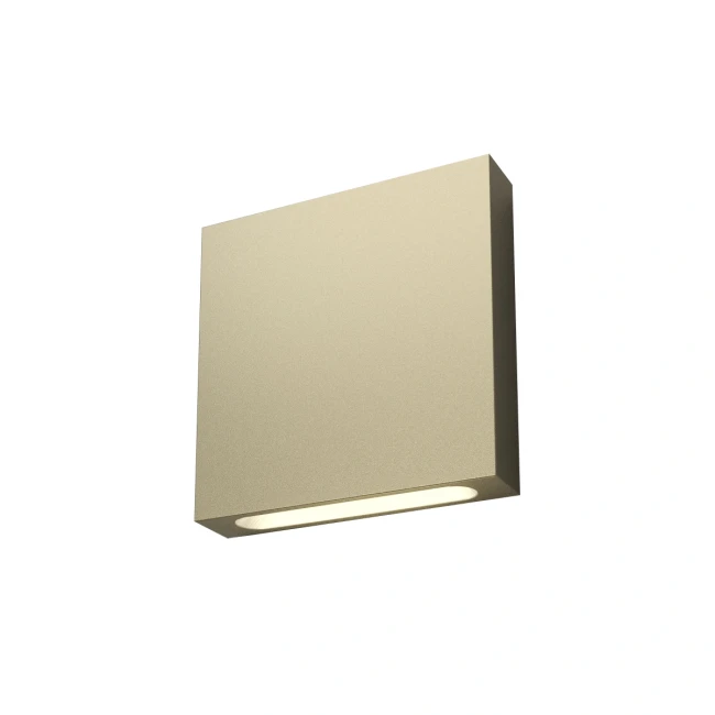 Светильник бронзовый Steps S1001-BR-WW, квадратный, 3000K
