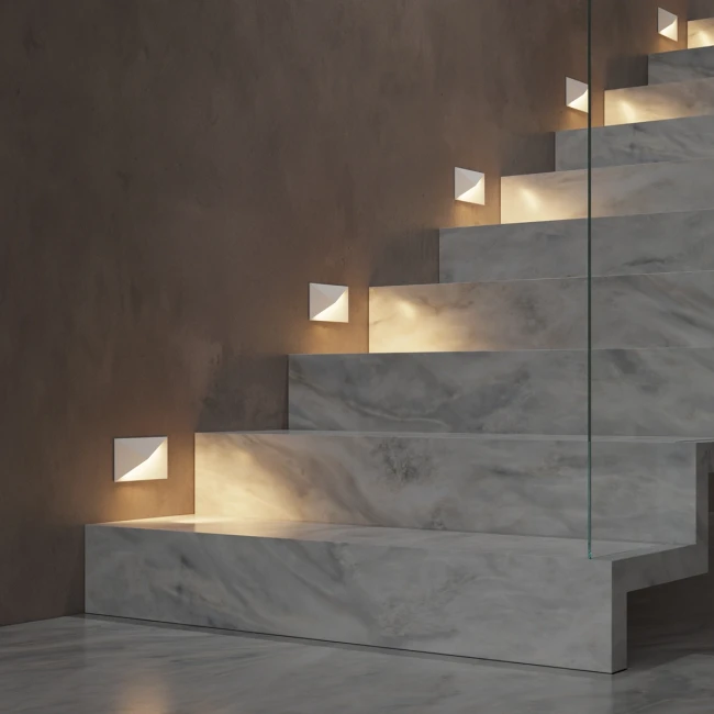 Светильник прямоугольный, встраиваемый Steps ICE S1804