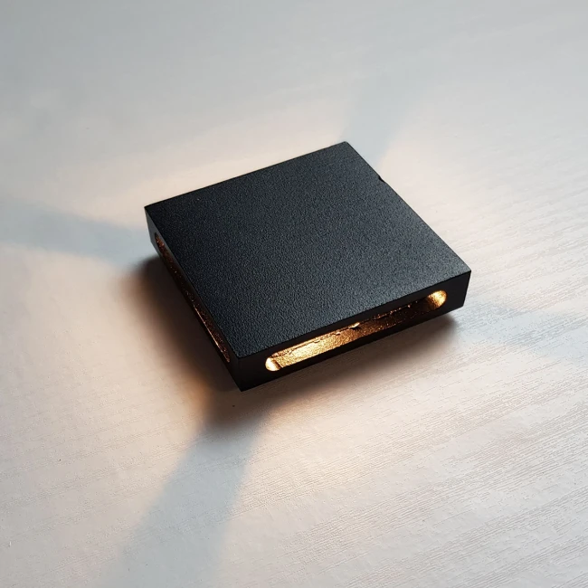 Светильник встраиваемый Steps S1004-BL-WW, чёрный, 3000K