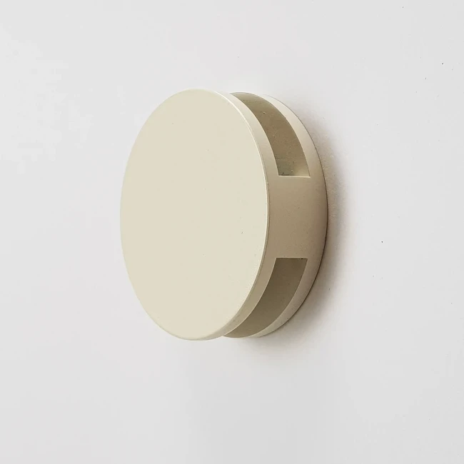 Светильник встраиваемый Steps S1022-BG-WW, бежевый, круглый