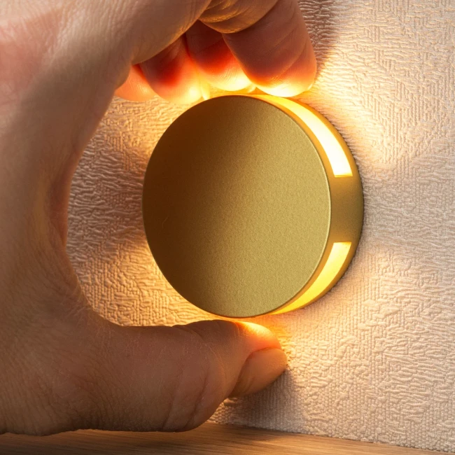 Steps S1022-GO-WW золотой, встраиваемый, круглый светильник