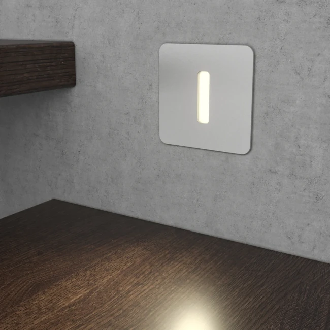 Светильник накладной Steps S1724-SL-WW, серебро, 3000K