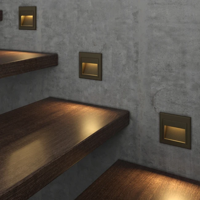 Влагозащищенный светильник Steps S1733-BR-WW, бронзовый, IP65