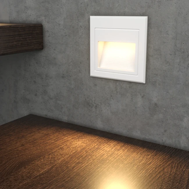 Светильник влагозащищенный Steps S1733-WH-WW, белый, IP65, 3000K